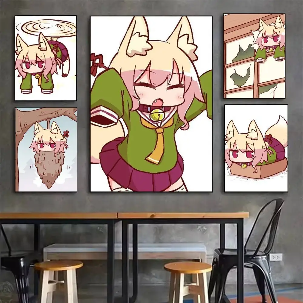 

Kemomimi-Chan Cute Poster Waterproof HD Art Wall Decal Self-Adhesive Print