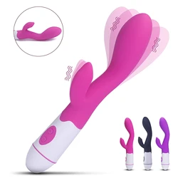 30 Speeds Rabbit Vibrator G spot Dildo Vibrator for Women Vagina Clitoris Stimulator Female Masturbation Adult Sex Toys