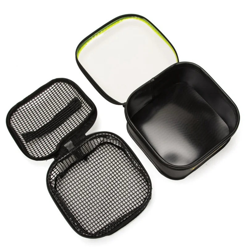

A99I-TOPLY 1 PCS Fish Box Large Capacity Square Storage Bag For Lure Outdoor Camping Hard-Wearing Net Bucket Set