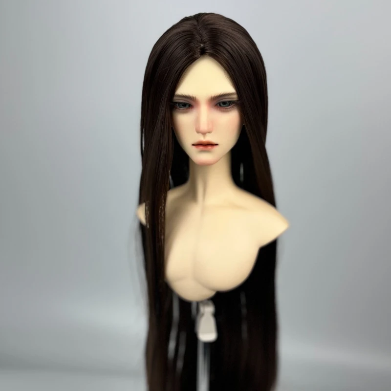 New 1/3 1/4 1/6 Doll's Wig for 60/45/30cm Bjd Doll Milk Silk Medium Split Ancient Style Curly Long Hair Doll Accessories,no Doll