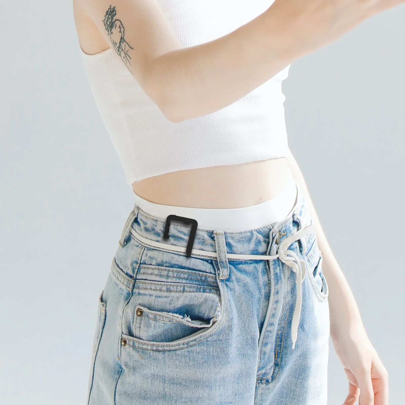 

4pcs Waistband Tightener Adjustable Pant Clips For Women Men Pants Adjuster Waist Cincher Dress Skirt Jeans Clothing Pin Buckle