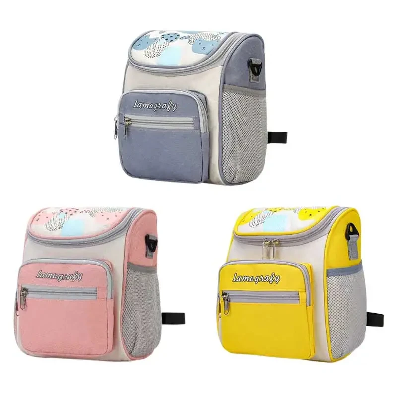 Bolsas de pañales universales, bolso ligero para mamá, bolso impermeable para bebé, bolso de dibujos animados para bebé, botella de leche para