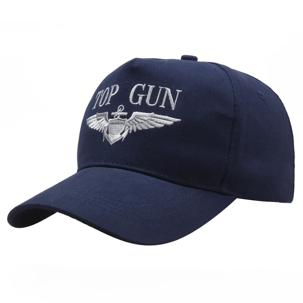 الولايات المتحدة سلاح الجو مروحة قبعة بيسبول القبعات الرياضية في الهواء الطلق الطيار Sunhat الرجال قبعة سوداء مطرزة