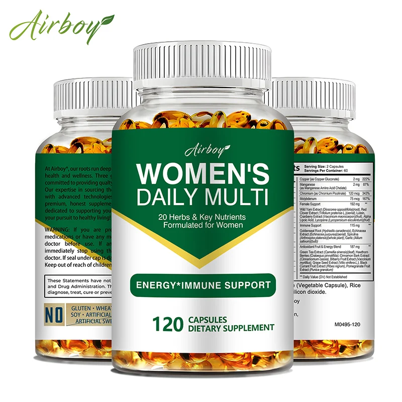 

Женский повседневный мультивитамин - помогает поддерживать все здоровье, повышает энергию и иммунитет, укрепляет кости и повышает жизненную силу.