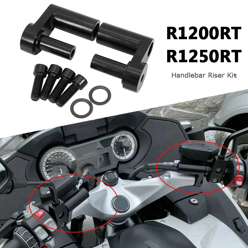 

For BMW R1200RT R 1200 RT 2014-2018 r1250rt R1250RT 2018 2019 Handlebar Riser Kit 1.625' Adjustable Steering Column Extension