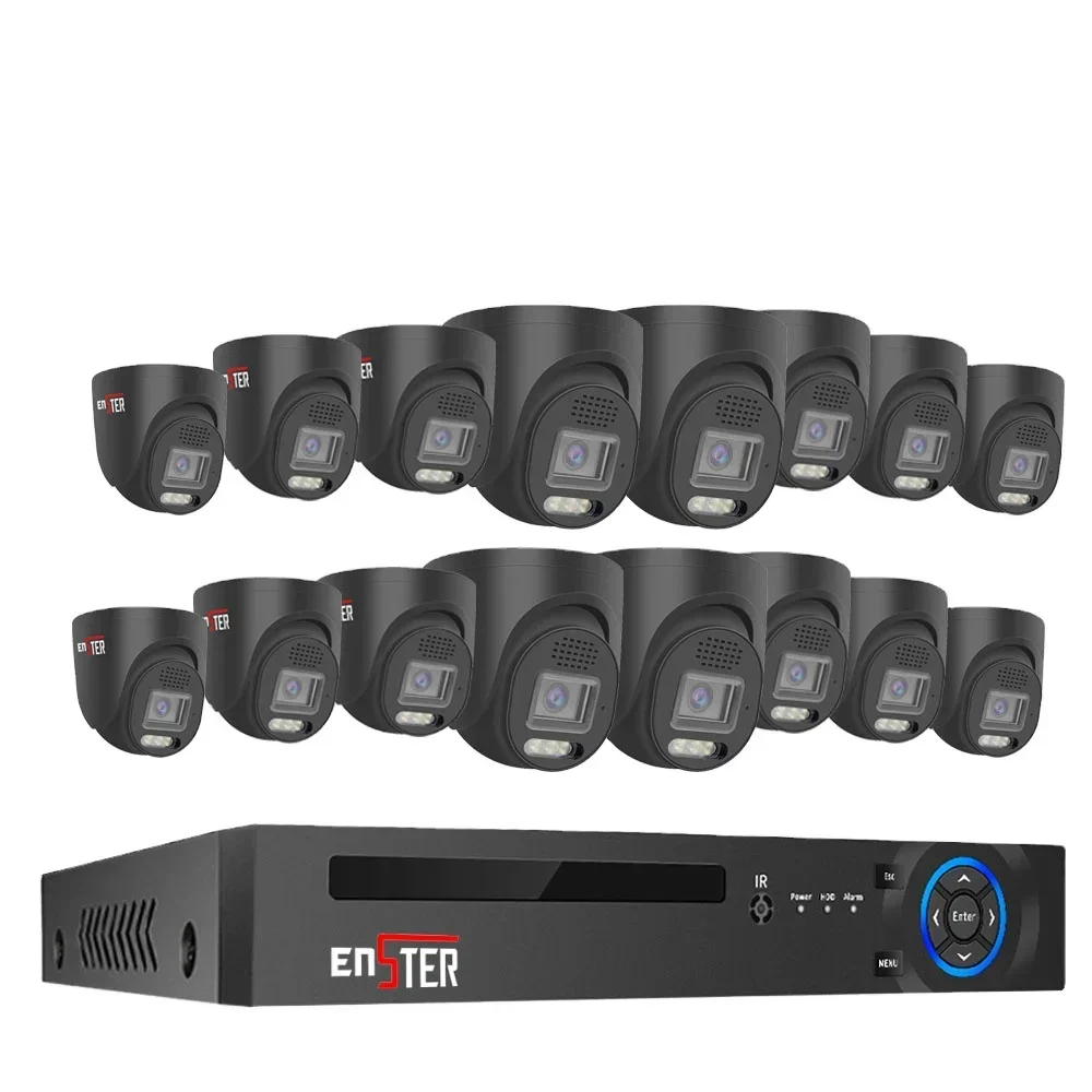 In Stock 16 Channels indoor Face Detection H.265 4K 8MP Wired POE IP Network Security cctv camera surveillance systems