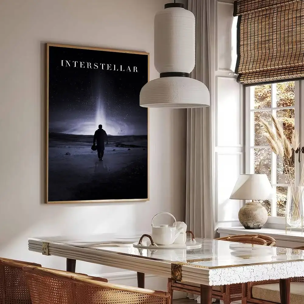 بين النجوم الكلاسيكية الخيال العلمي فيلم DIY لزجة ملصق مقاوم للماء ورقة ملصق مقهى بار ديكور المنزل #6