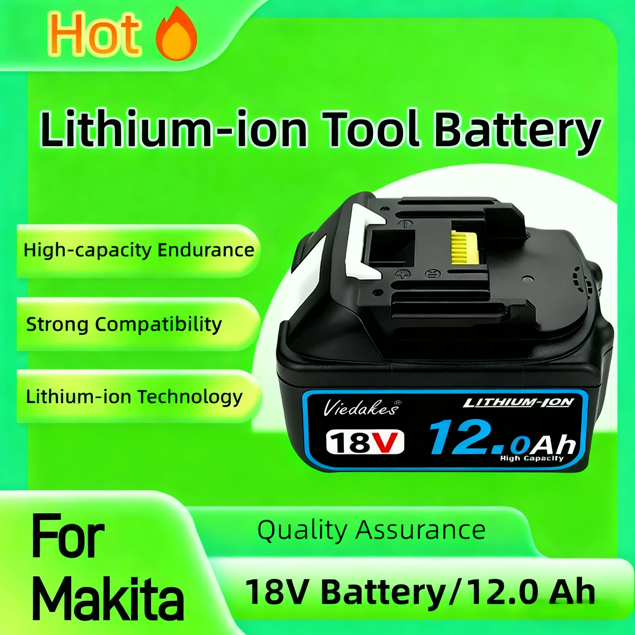 

Original for Makita rechargeable lithium battery, BL1840BL1830B BL1830B BL1830B BL1830B Makita 6Ah 9Ah 18V power tool battery