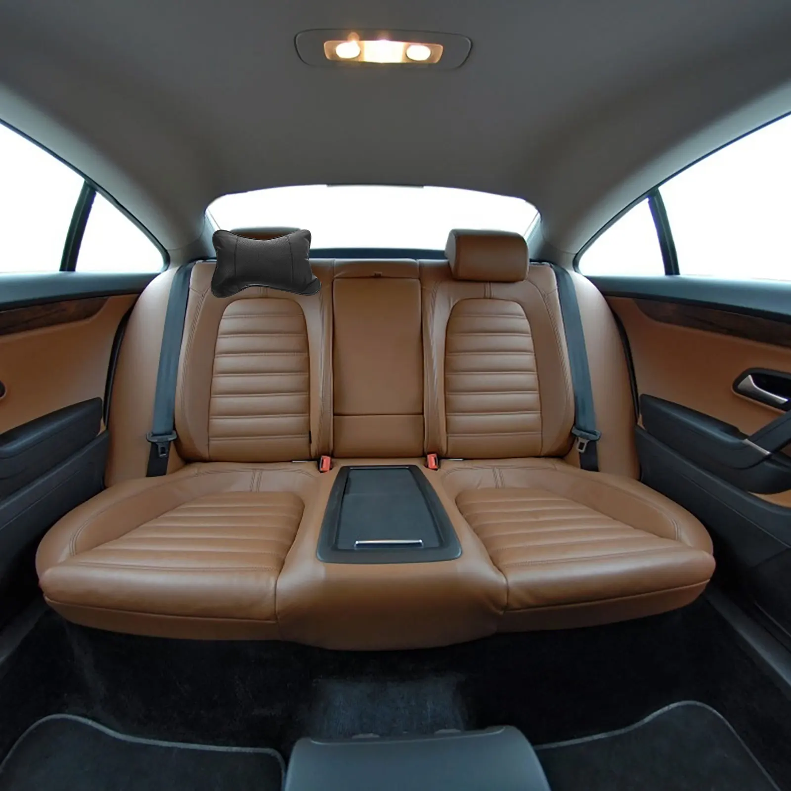 

2pcs Car Neck For Driver Ergonomic Comfortable Headrest Pillow Universal Fit Easy Install Travel Seat Cushion