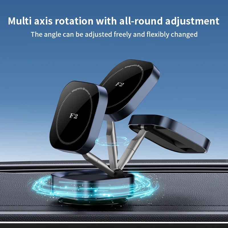 Suction phone holder Vacuum Adsorption Magnetic Mobile Phone Holder Multifunction Foldable Phone Mount For Car Navigation Stand