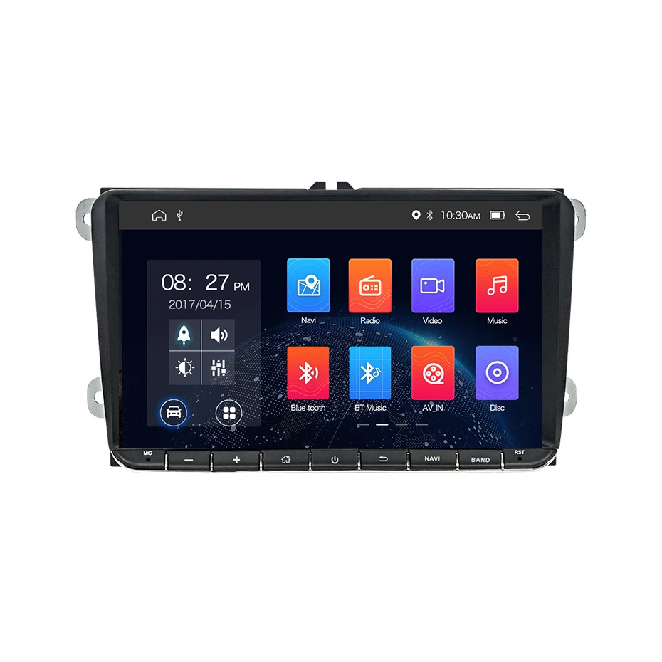 2DIN autoradio Android 15 Auto Wireless Carplay 7 "8" 9'' multimediascherm voor Volkswagen VW Passat Golf Polo Jetta Skoda Seat - afbeelding 2