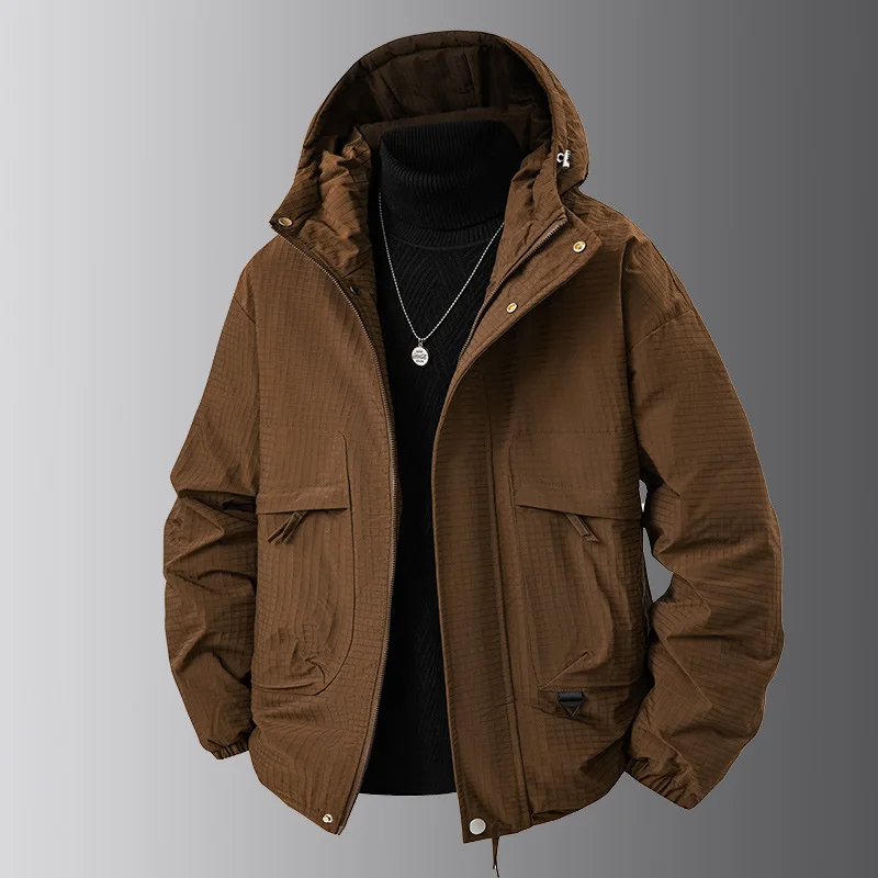 Men's Loose Fleece Thickened Warm Winter Jacket 2025 Trendy Casual Cotton-Padded Comfortable Skin-Friendly