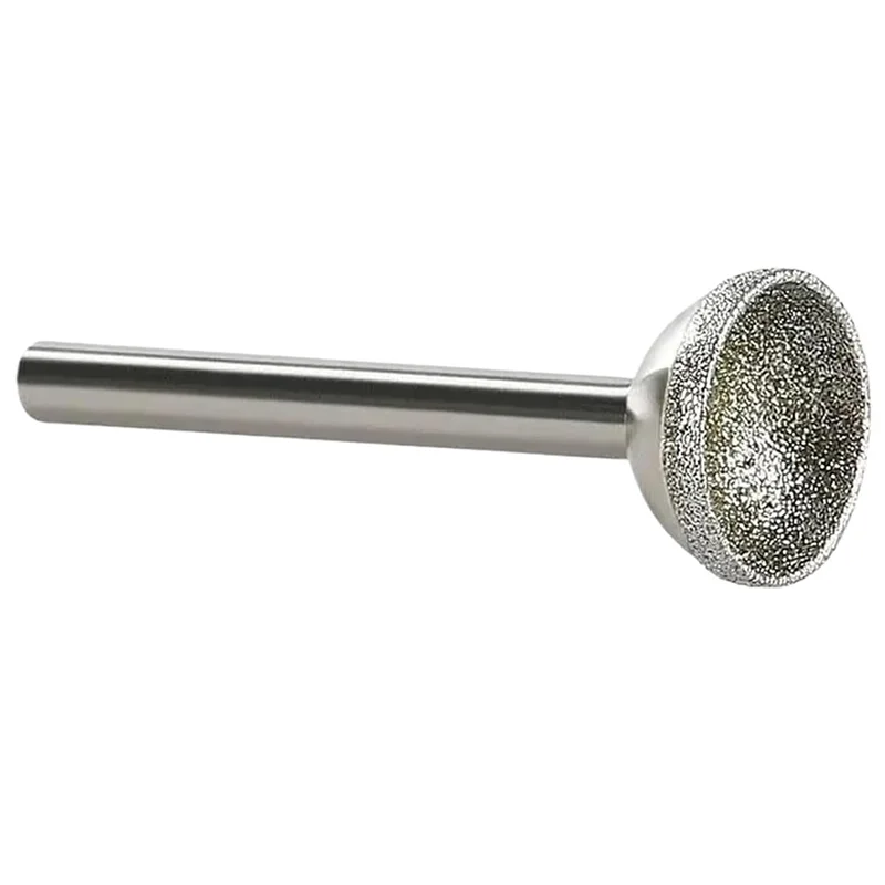 

ABKW-Алмазная точка 10-25 мм, сферическая вогнутая головка для шлифования нефрита, янтарного камня, пчелиного воска, набор из 1 шт.