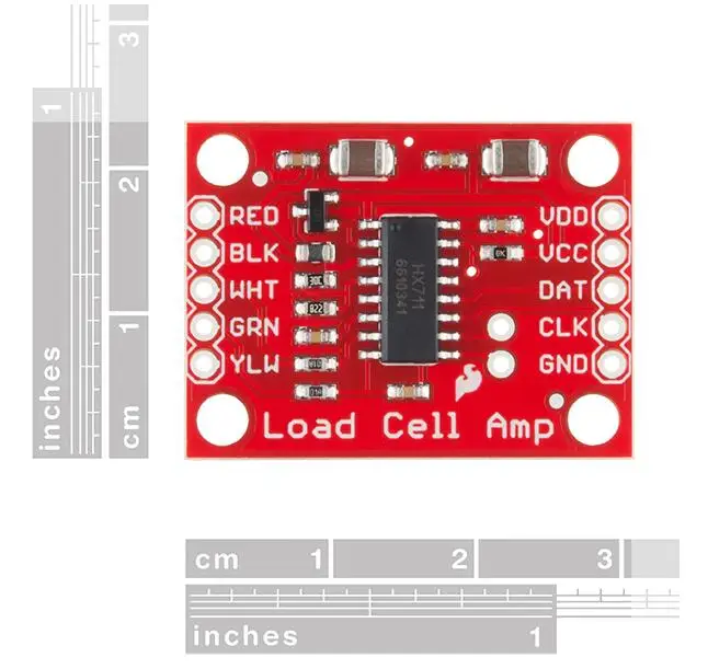 SEN-13879 SparkFun Accessories Load Cell Amplifier- HX711