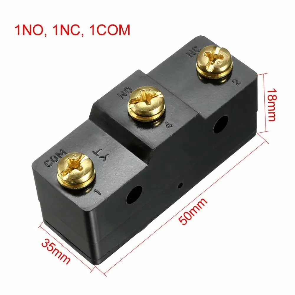 Interruptor  límite  LXW5-11D1, Terminal  tornillo  émbolo  resorte corto, 15A