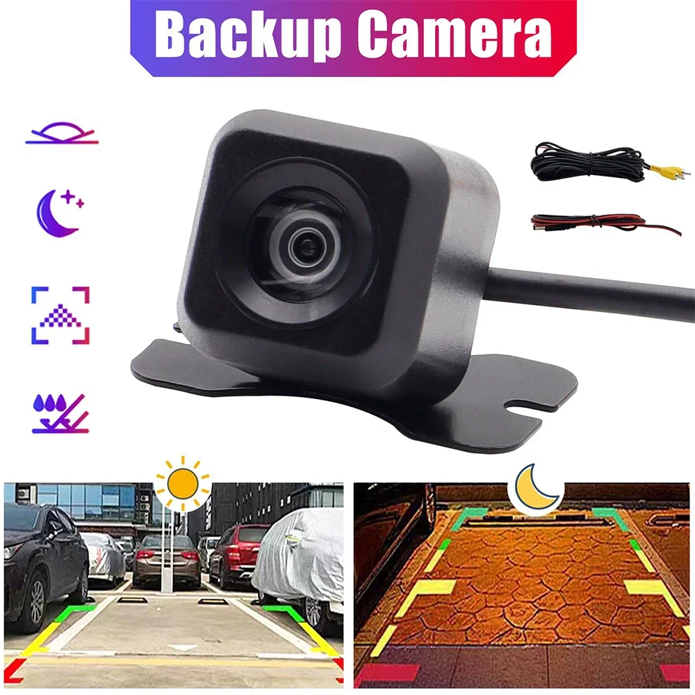 Universal Car Rear View Backup Camera 4.3IN/5IN/7IN Monitor Display, Hardwired Power, Universal Driving Position