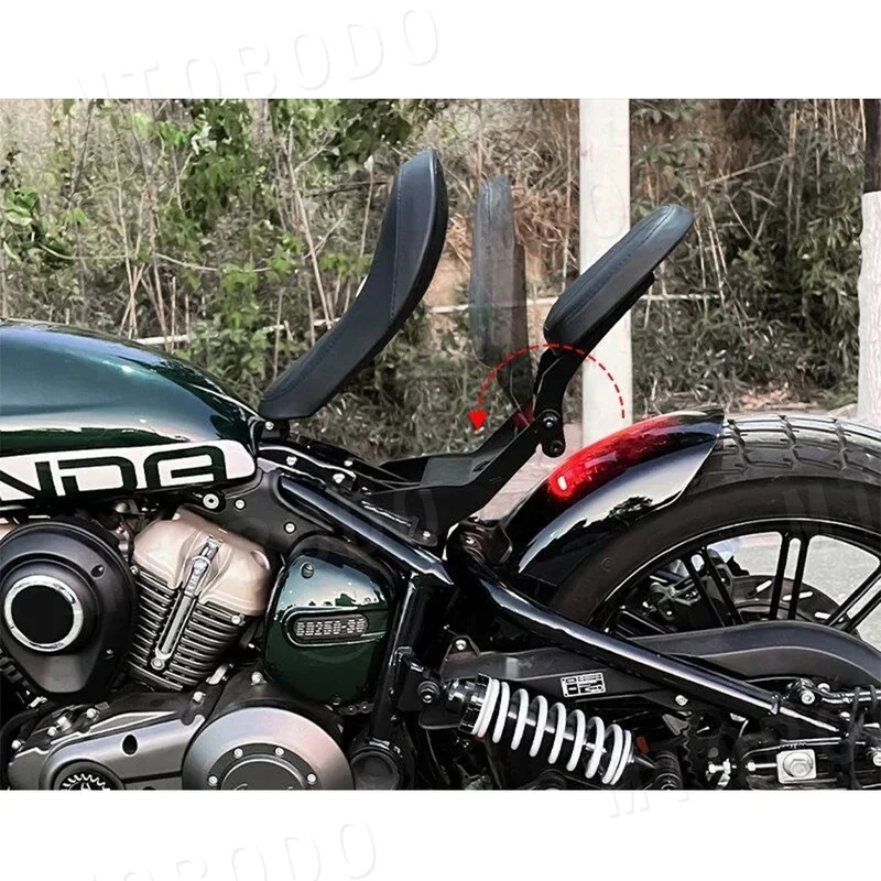 FOR Benda Napoleon Bob 250 Napoleonbob Motorcycle Part Foldable Seat Cushion Double-Person Seat Cushion Hidden Soft Comfortable