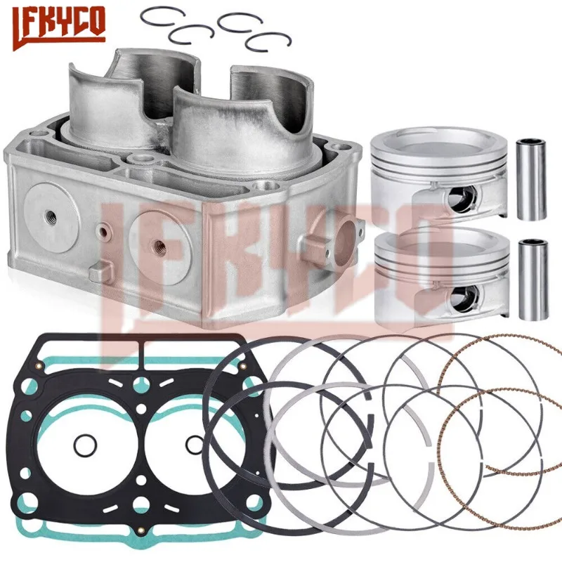 80mm Bore Motorcycle Cylinder 800CC Piston Gasket Kit for Polaris Sportsman Ranger RZR800 RZR 4 800 RZR S 800 Motor Engine Parts