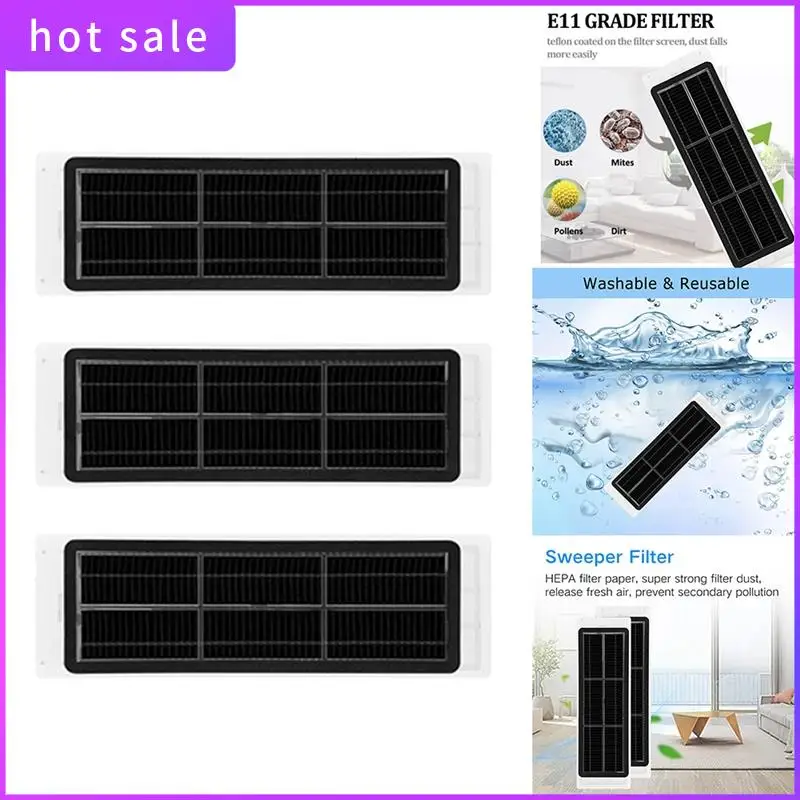 10PCS For Xiaomi Roborock S5 S502-00 S502-02 S5 Max S6 S6 Maxv S6 Pure E4 E5 Robot Vacuum Part Activated Carbon Filters Parts