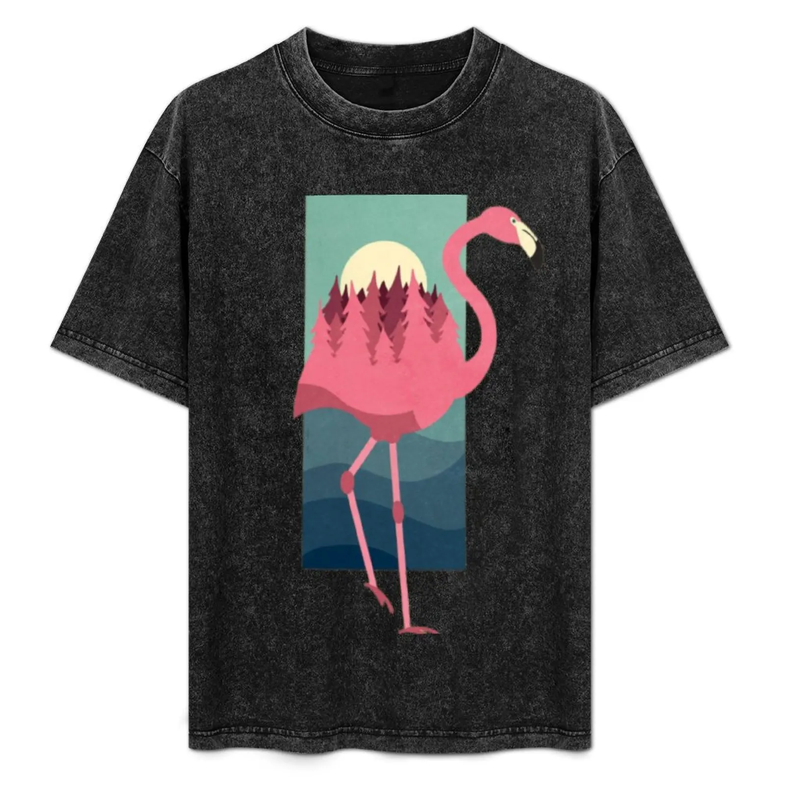 

Flamingo Shirt, Flamingo Wine Shirt, Flamingo T-Shirt Lightweight Cooling Short Sleeve Tee