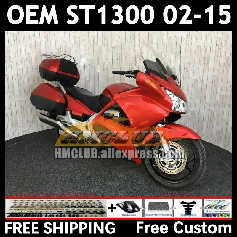 Metal Orange STX1300 For HONDA Pan European ST1300 88No.49 ST-1300 ST 1300 02 03 04 05 06 07 08 09 2010 2011 2012 2015 Fairings