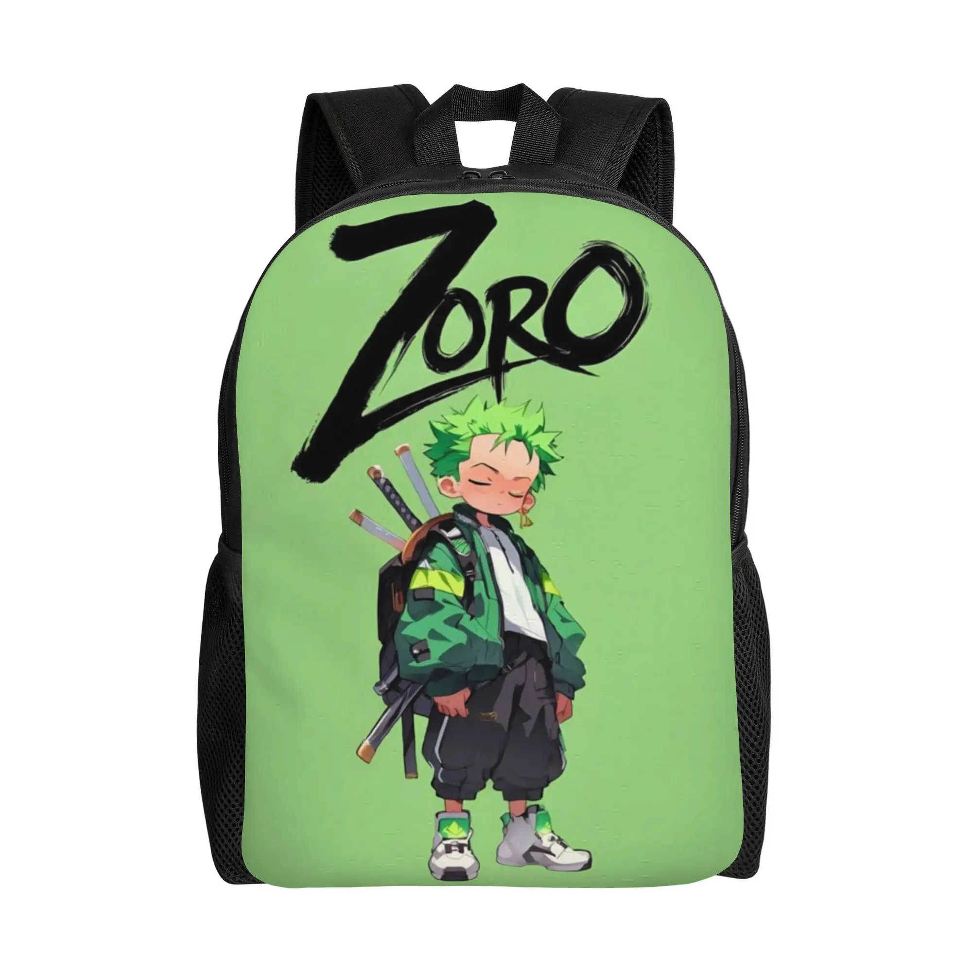 

One Piece Backpack Back to school season Roronoa Zoro (9) Vintage Backpack