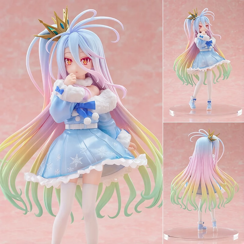 21cm TENITOL No Game No Life Shiro Anime-Mädchenfigur Stephanie Dola/Zero Schwi Jibril Fairy Shampoo Actionfigur Modellpuppe Spielzeug