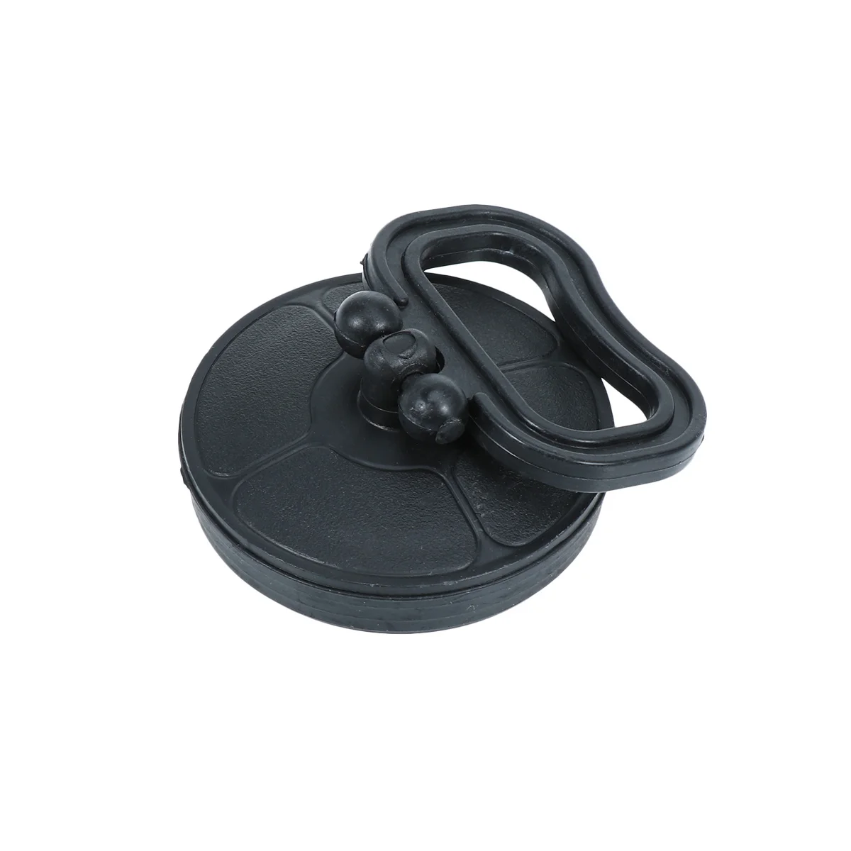 

Sink Stopper Rubber Drain Plug 51Mm Black For Kitchen Bathroom Laundry Smooth Flat Design No Mold Easy Clean Pp Material