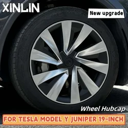 4PCS HubCap 19 Inch Wheel Caps Automobile Performance Replacement Hub Cap Full Rim Cover Accessories For Tesla Model Y Juniper