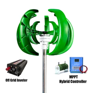 Polônia entrega rápida 3000w 24v 48v turbina eólica vertical pequena turbina eólica uso doméstico baixo ruído alta eficiência 7 principais vendas turbina eólica para casa - №8