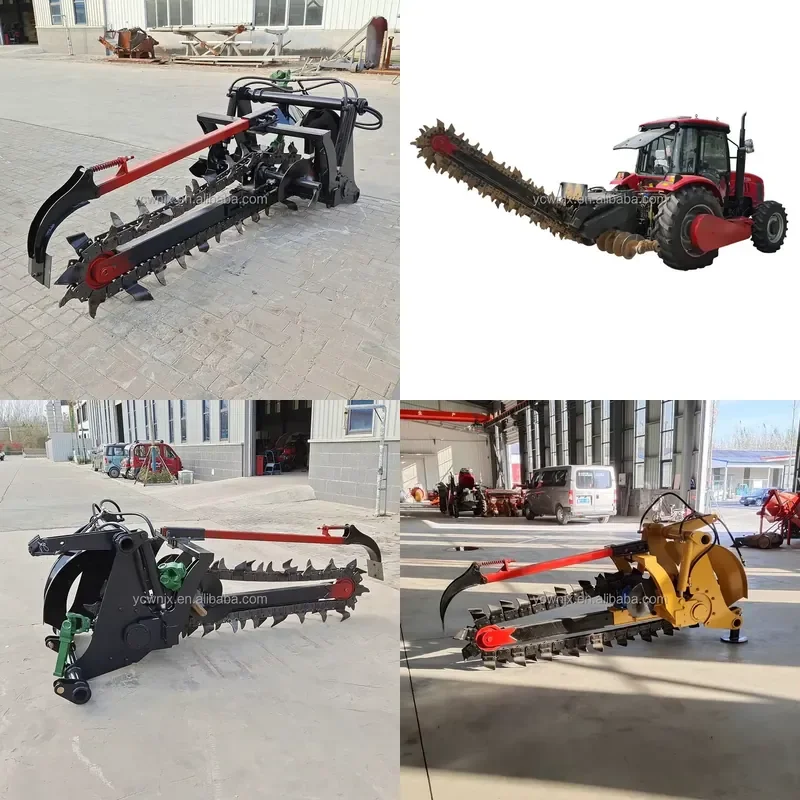 2026 High Efficiency Chain Trencher Machine for Agriculture Construction Trenching Machine