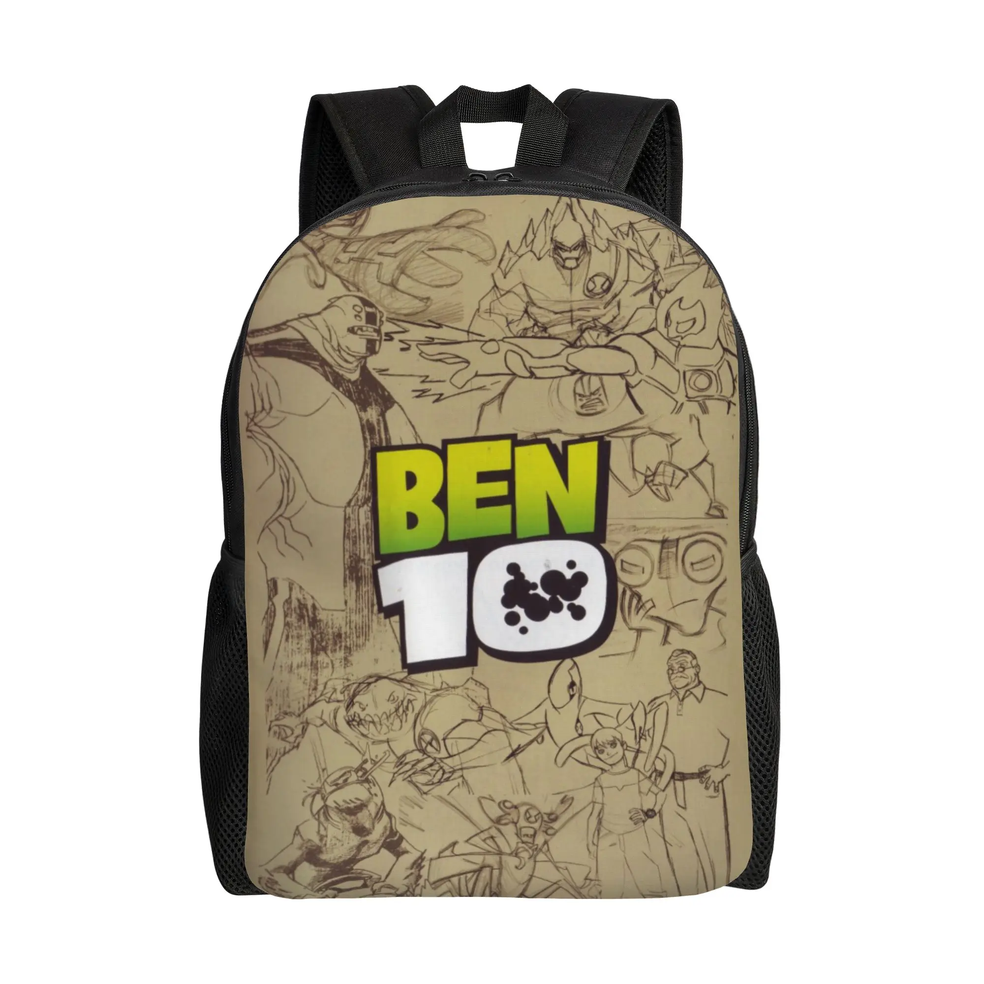 Back to school season High Street Ben 10 Original Series Comic Art Handbag  Female Backpack