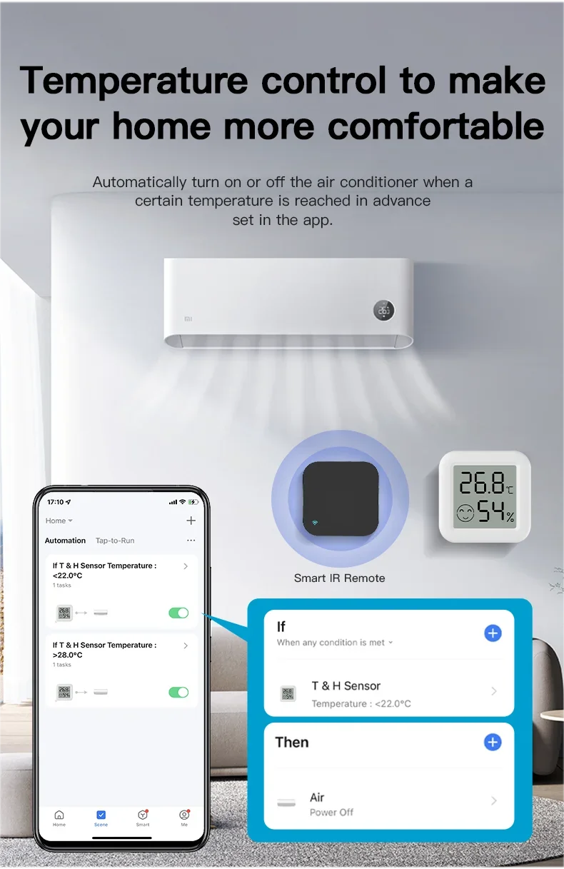 Zigbee Mini Temperatur- und Feuchtigkeitssensor / Intelligentes Thermometer – Unterstützt SmartLife, Yandex und Alexa – Detail 12