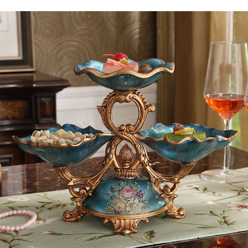 

Европейский стиль, смоляная тарелка с фруктами, украшение для обеденного стола, дома, гостиной, столешница, украшения для хранения конфет и закусок