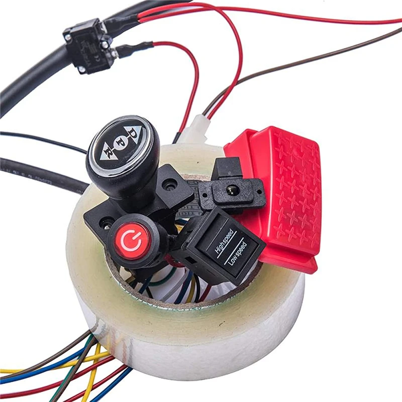 Children electric car DIY modified wires and switch kit, Self-made kids electric car , for Electric Car Kids Ride on Toys