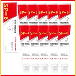 SP-6 Probiotic Toothpaste Brightening Stain Remover Sp-6 Probiotic Toothpaste Breath Freshing Whitening Toothpaste 1/3/5/10pcs
