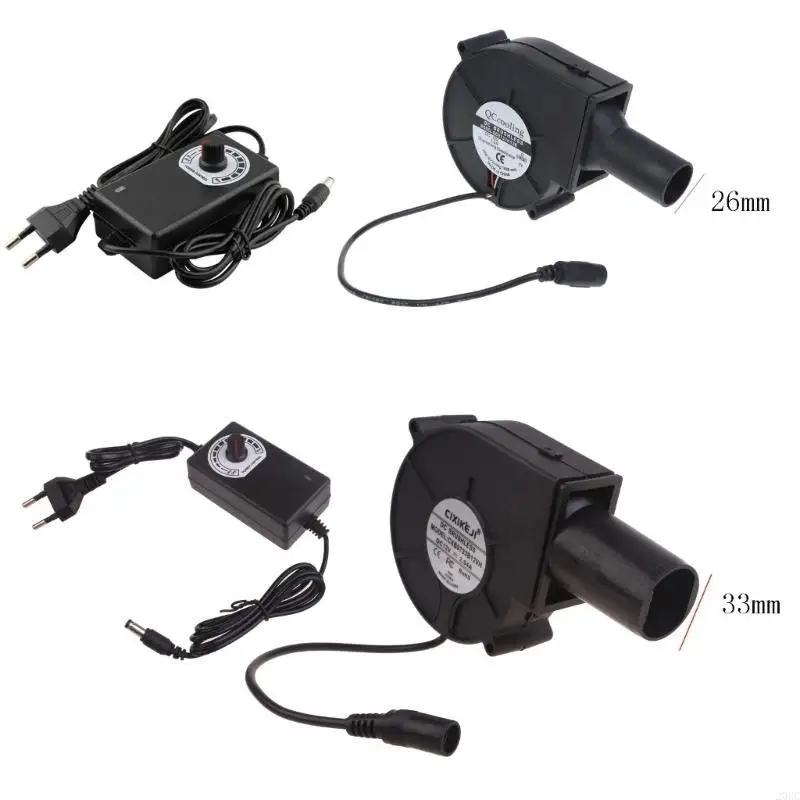 

20RC 110V 220V Печка для барбекю Регулируемая скорость воздушная воздуходувка