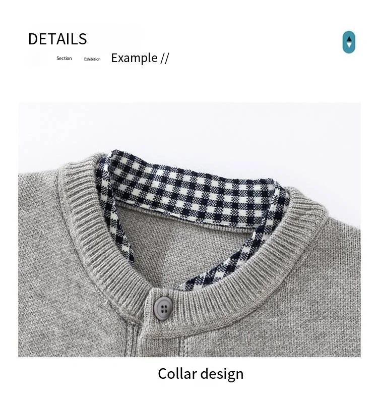 Koreanischer Trend Herren Langarm-Pulloverjacke Einreihig Mehrere Muster Stickerei Bequem Bestseller für Männer – Detail 7