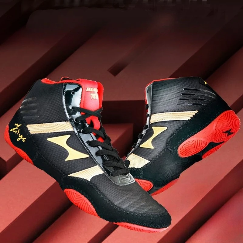 

Мужские боксерские кроссовки 2026 года: профессиональные тренировочные кроссовки для зала, высокие спортивные боксерские кроссовки на шнуровке