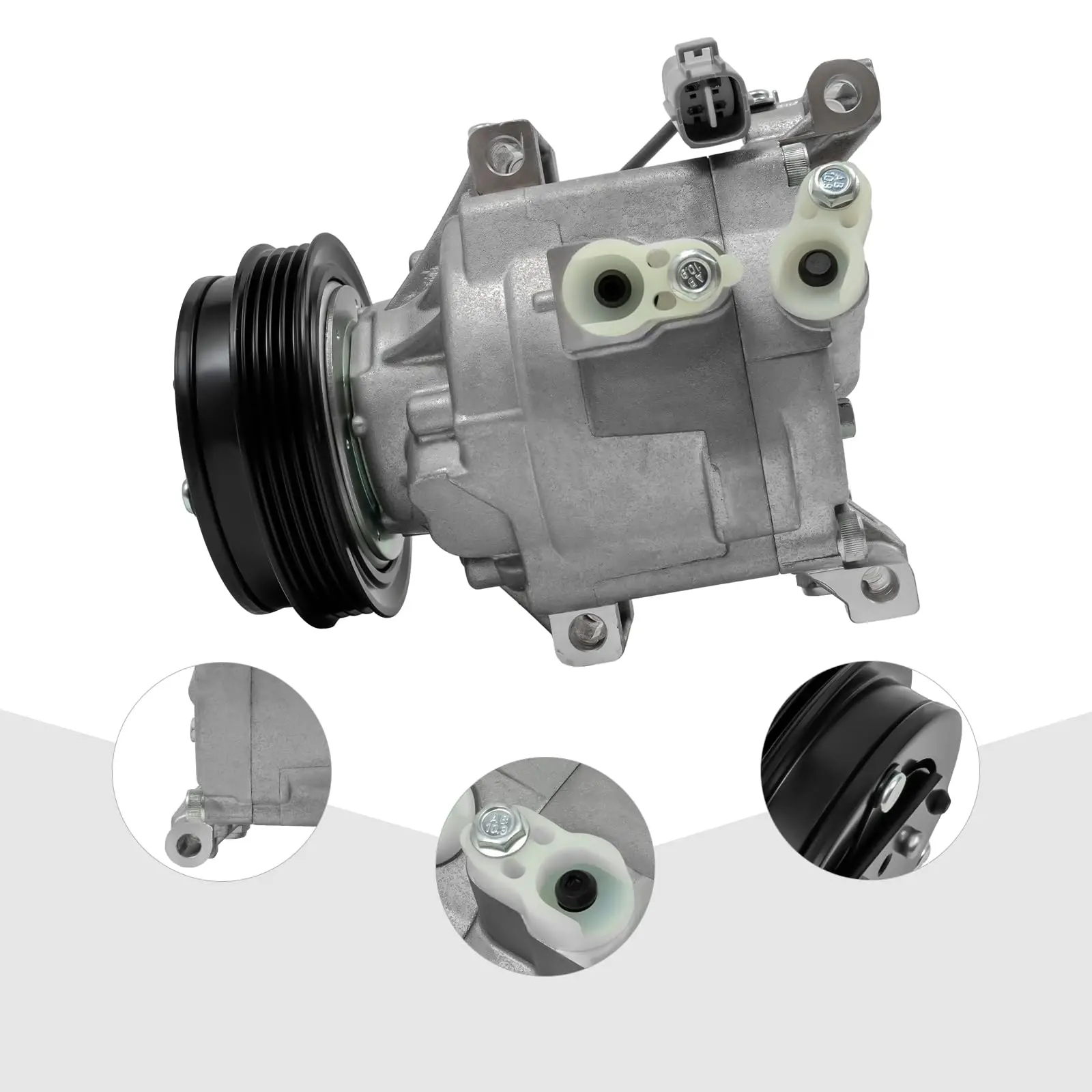AC Compressor & A/C Clutch For 00-05 Toyota Echo L4 1.5L CO 11063AC Automotive Components