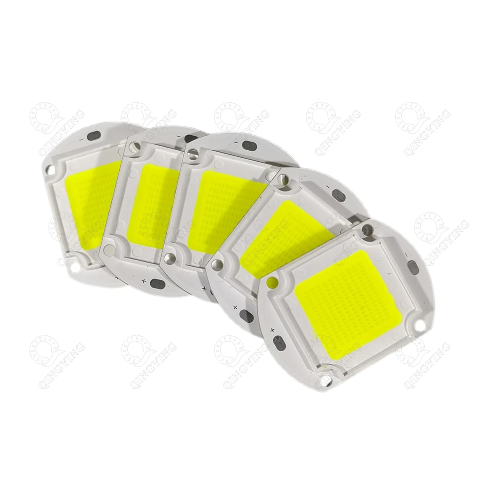 5pcs-10pcs 100W LED Module 56x40mm White 6000K 6500K High Power COB Chip 30V-32V 3500mA For Spotlight Floodlight Light Source