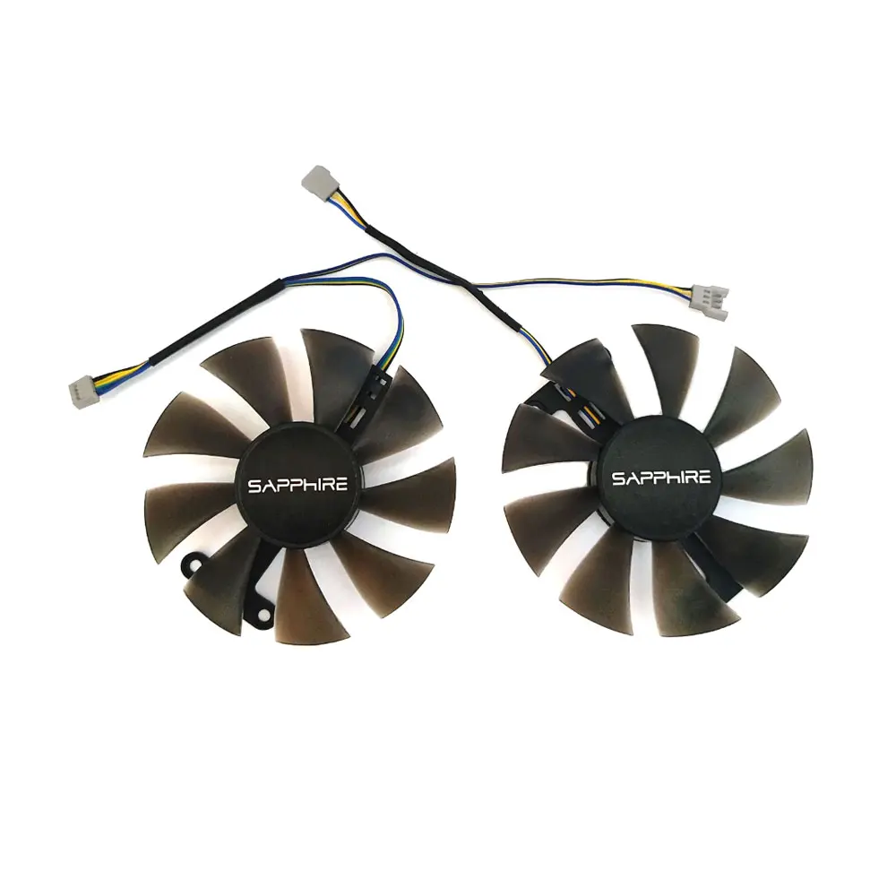 NEW 85MM 2PCS RX560 RX450 GA91S2H 0.35A Silent Graphics Card Cooler Fan For Sapphire RX560 RX 460 550 Video Card  Cooler Fan