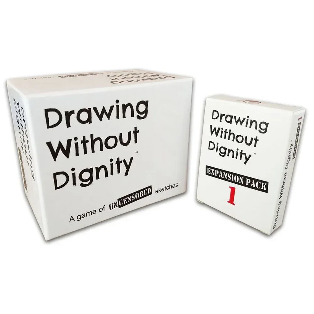 Dibujo sin dignidad y paquete de expansión 1 COMBO PACK: divertido juego de fiesta para adultos