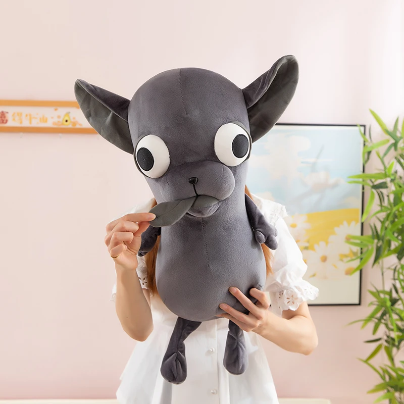 Nuovo 28-65 cm di Grandi Dimensioni Chihuahua Cucciolo di Cane Giocattolo Godgwawa Peluche Animali di Peluche Simulazione Cani Kawaii Divertente Regalo Di Compleanno