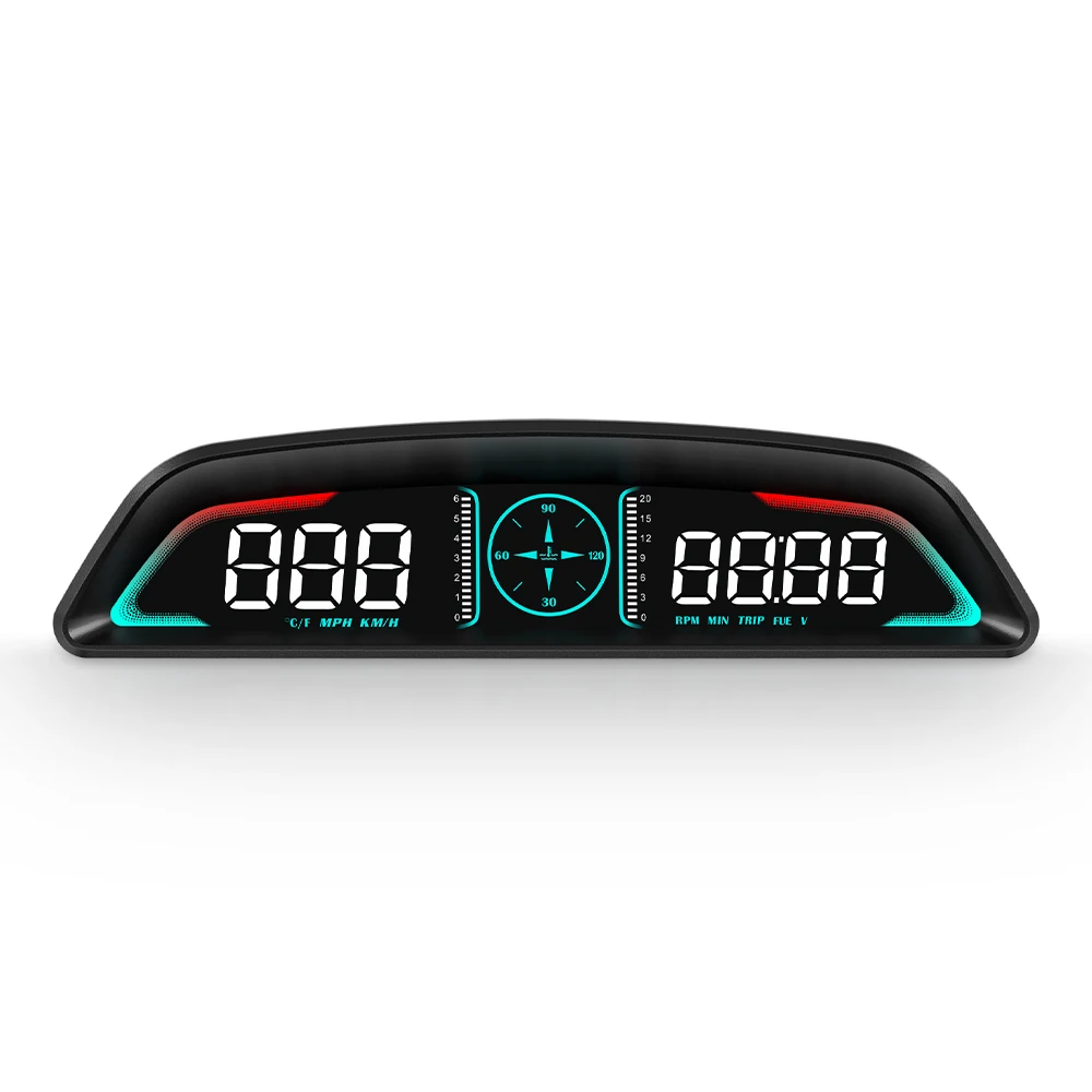 

Universal OBD2 Meter Speedometer Head Up Display Muti-function Gauge B3 for HUD Water Temp Turbo RPM Car Accessories