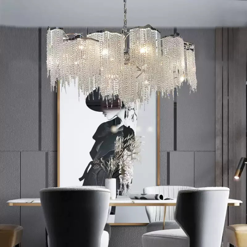 Newly designed crystal chandeliers for the living room and dining room lighting Luxury Villa Hotel Light Island decoration lamp