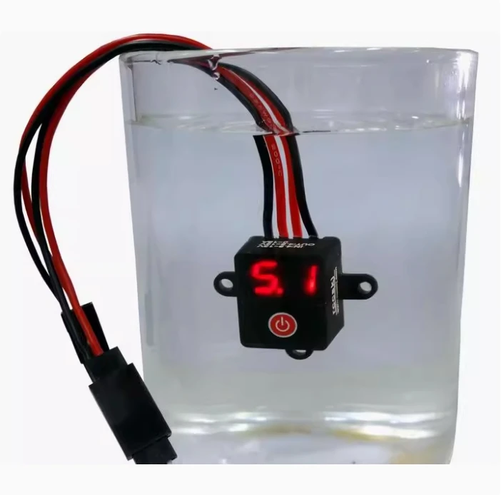 Interruttore di alimentazione elettronico impermeabile 30A per modelli Nitro di barche per auto RC con design antipolvere