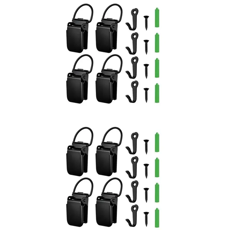 AB34-8Pack Tapestry Hangers Quilt Hanging Clips Heavy Duty Clips For Hanging Quilt Hanging Clips