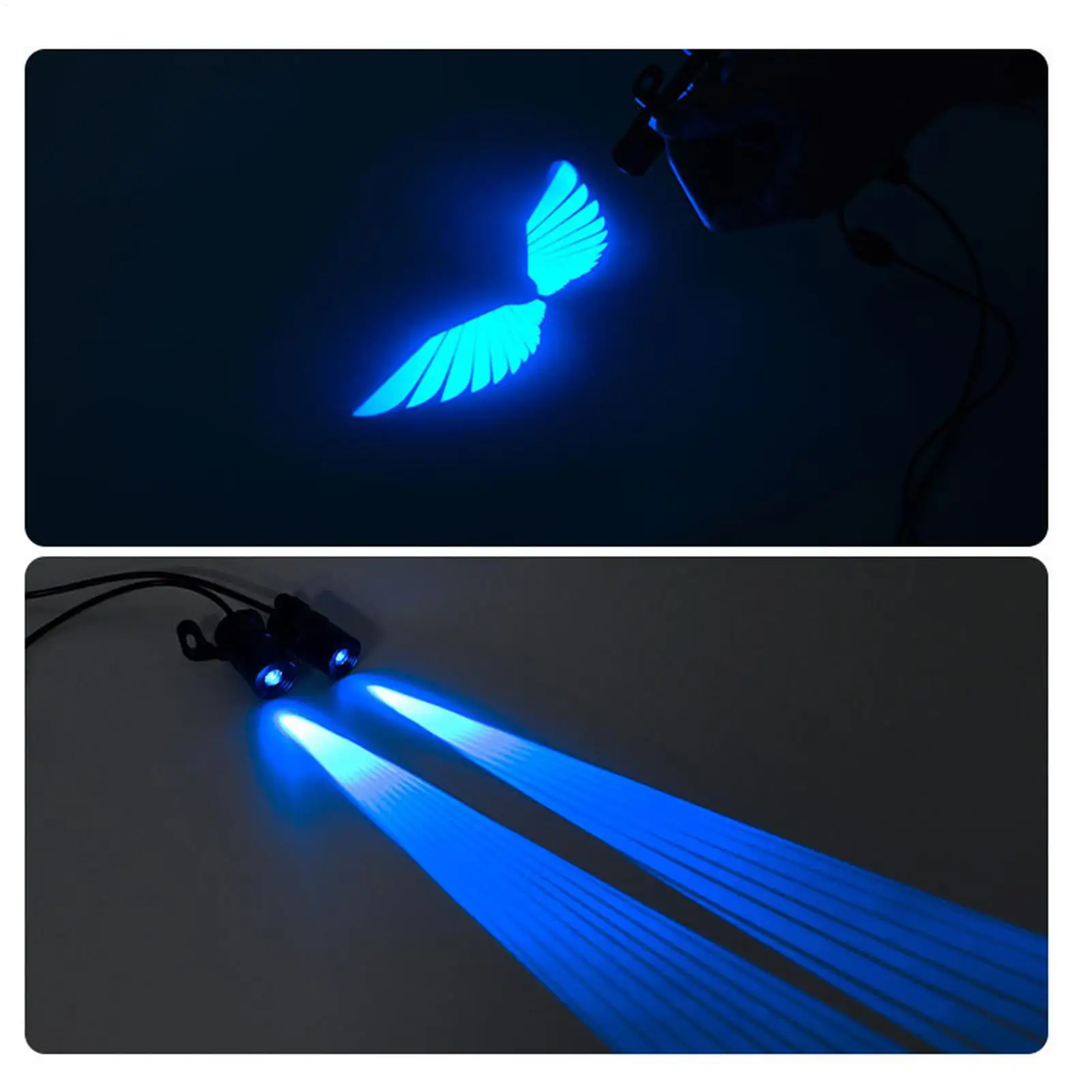 Motorcycle LED Light Kit Motorbike LED Shadow Projector Unique Welcome Lamp With High Definition Glass Lens Underbody Waterproof