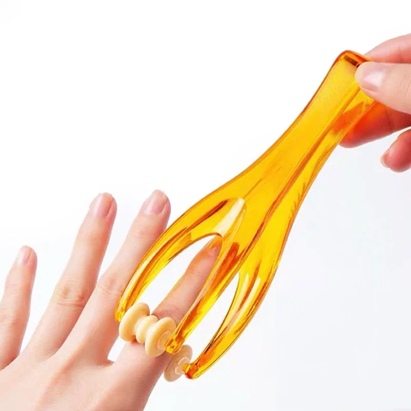 Силиконовый массажер для рук и пальцев, расслабляющий, горячий, эластичный, двойной ролик, многофункциональный, для пальцев, суставов, меридианов, акупунктурный массажный зажим Силиконовый массажер для рук и пальцев, расслабляющий, горячий, эластичный, двойной ролик, многофункциональный, для пальцев, суставов, меридианов, акупунктурный массажный зажим